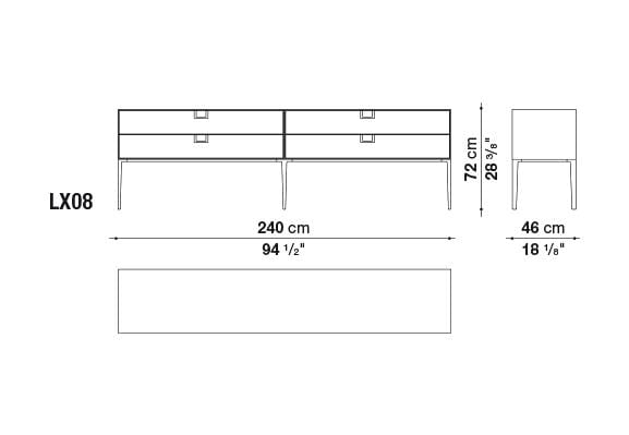 Alcor Consoles Storage Unit | Maxalto | JANGEORGe Interior Design