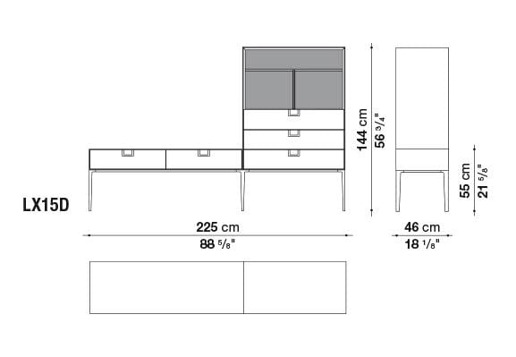 Alcor Storage Unit | Maxalto | JANGEORGe Interior Design