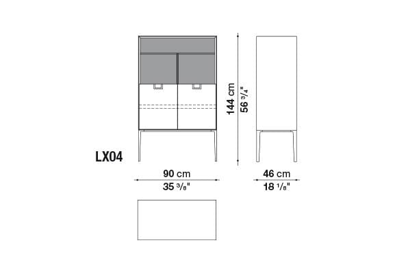 Alcor Storage Unit | Maxalto | JANGEORGe Interior Design