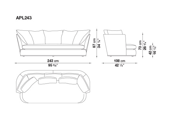 Apollo Sofa | Maxalto | JANGEORGe Interior Design