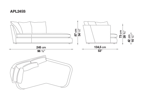 Apollo Sofa | Maxalto | JANGEORGe Interior Design