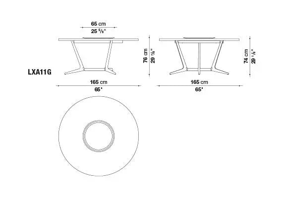 Astrum Table | Maxalto | JANGEORGe Interior Design