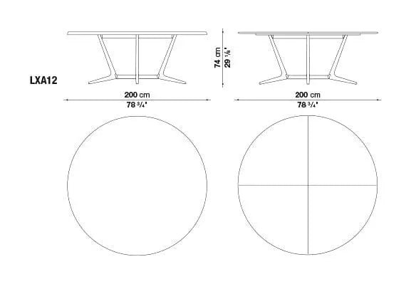 Astrum Table | Maxalto | JANGEORGe Interior Design