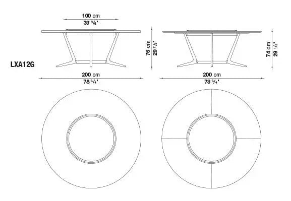 Astrum Table | Maxalto | JANGEORGe Interior Design