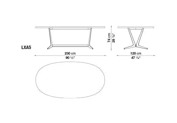 Astrum Table | Maxalto | JANGEORGe Interior Design