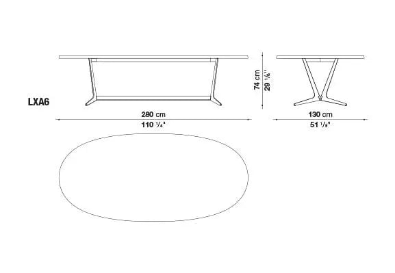 Astrum Table | Maxalto | JANGEORGe Interior Design