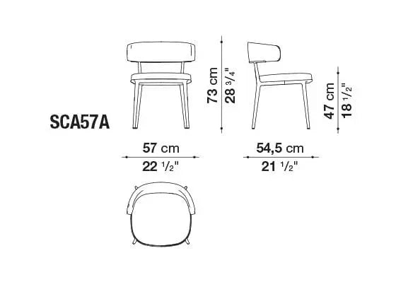 Caratos Chair | Maxalto | JANGEORGe Interior Design