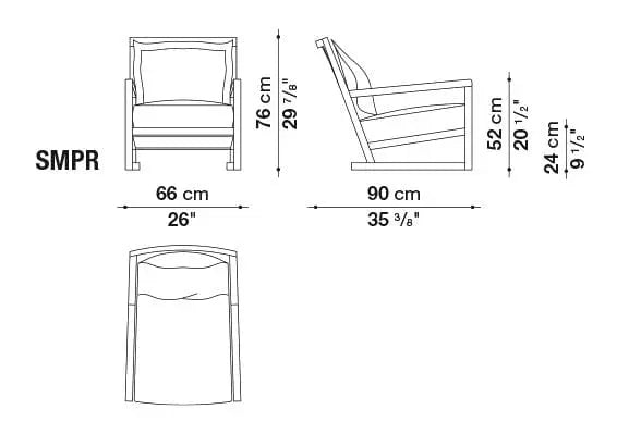 Clio Armchair | Maxalto | JANGEORGe Interior Design