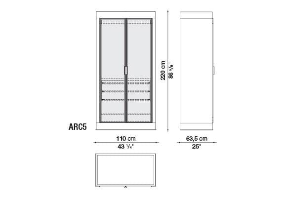 Eracle Wardrobe | Maxalto | JANGEORGe Interior Design