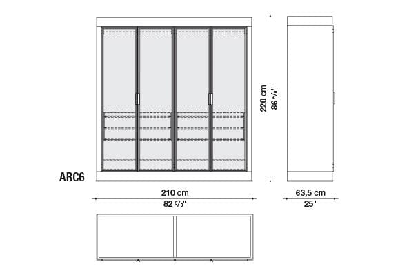 Eracle Wardrobe | Maxalto | JANGEORGe Interior Design