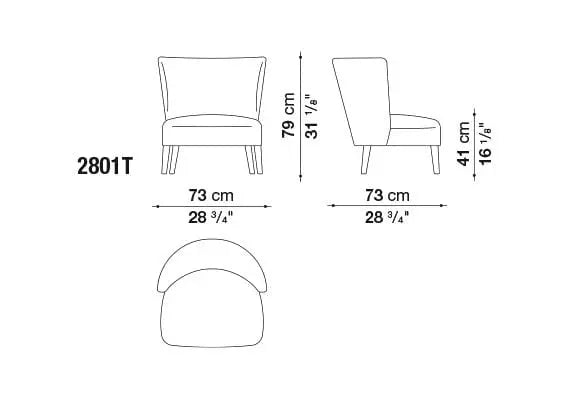 Febo Armchair | Maxalto | JANGEORGe Interior Design