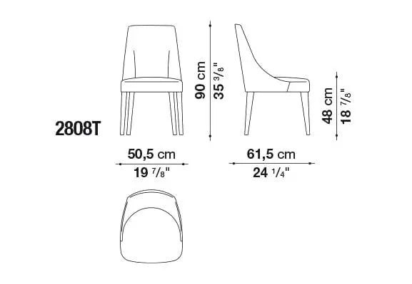 Febo Chair | Maxalto | JANGEORGe Interior Design