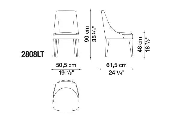 Febo Chair | Maxalto | JANGEORGe Interior Design