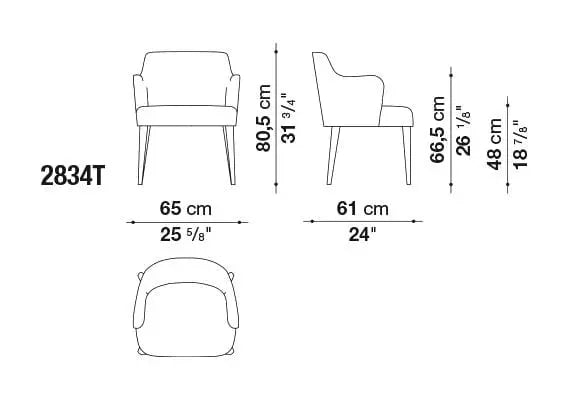 Febo Chair | Maxalto | JANGEORGe Interior Design