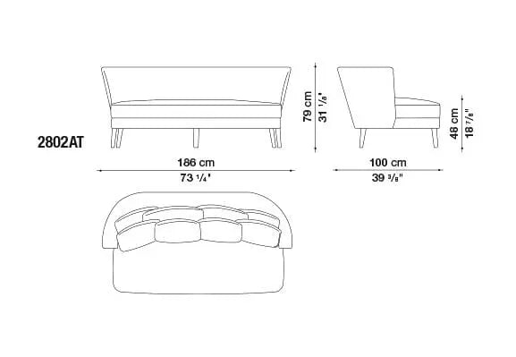 Febo Sofa | Maxalto | JANGEORGe Interior Design