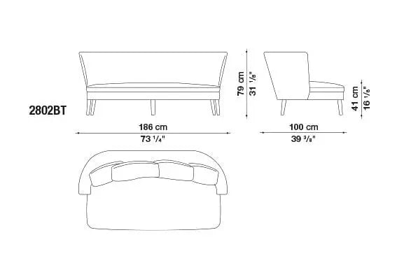 Febo Sofa | Maxalto | JANGEORGe Interior Design