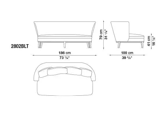 Febo Sofa | Maxalto | JANGEORGe Interior Design