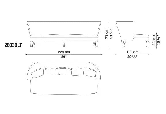 Febo Sofa | Maxalto | JANGEORGe Interior Design