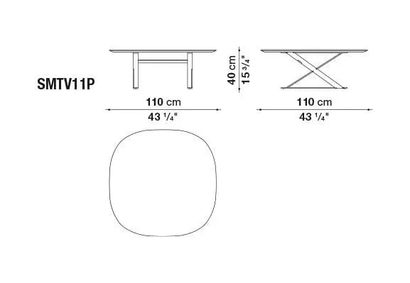 Pathos Small Table | Maxalto | JANGEORGe Interior Design