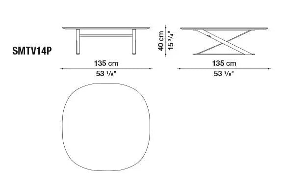 Pathos Small Table | Maxalto | JANGEORGe Interior Design