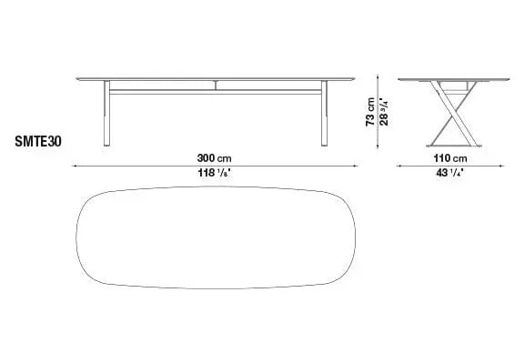 Pathos Table | Maxalto | JANGEORGe Interior Design