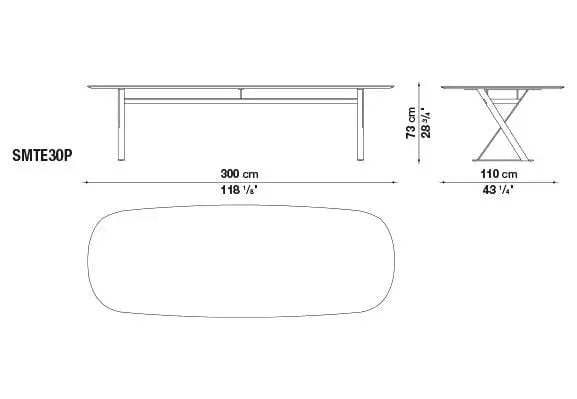 Pathos Table | Maxalto | JANGEORGe Interior Design