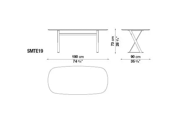 Pathos Table | Maxalto | JANGEORGe Interior Design