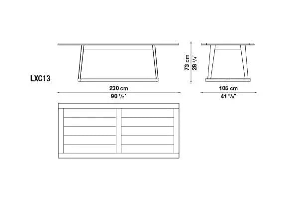 Recipio '14 Table | Maxalto | JANGEORGe Interior Design