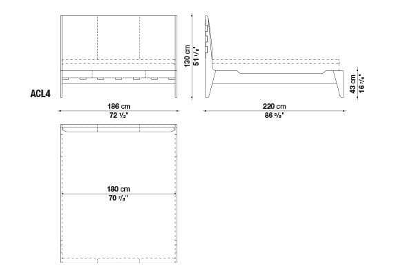 Talamo Bed | Maxalto | JANGEORGe Interior Design