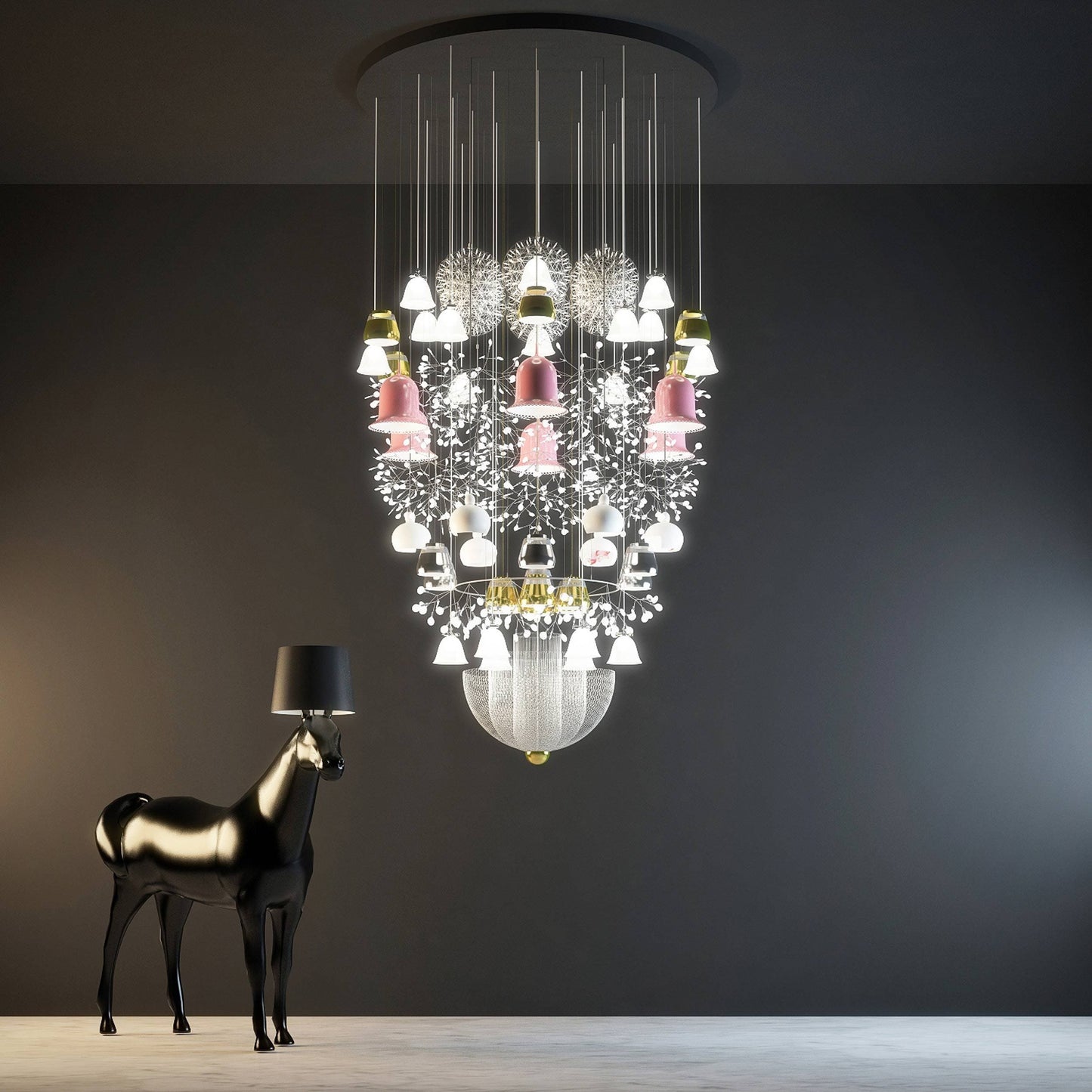 Mega Chandelier Suspension Lamp (MILAN 2018 EDITION) | Moooi | JANGEORGe Interior Design