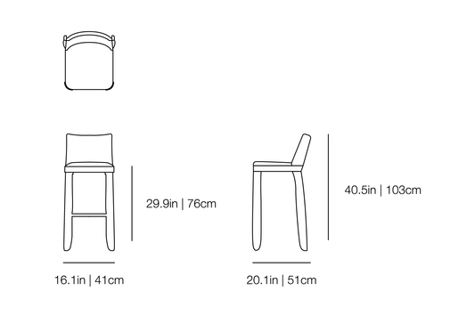 Monster Low Barstool Naked | Moooi | JANGEORGe Interior Design