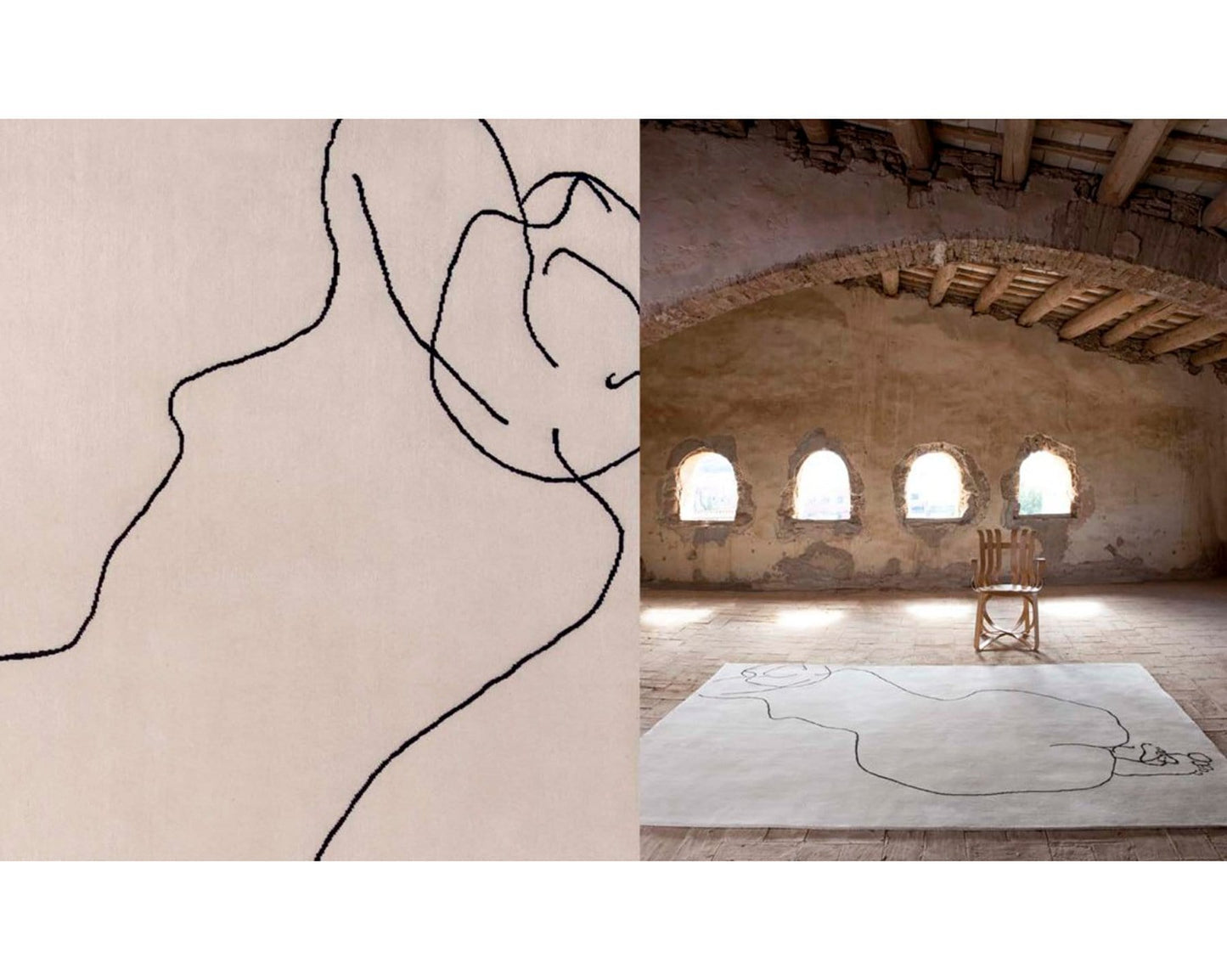 Chillida Figura Humana 1948 Rug | Nanimarquina | JANGEORGe Interior Design