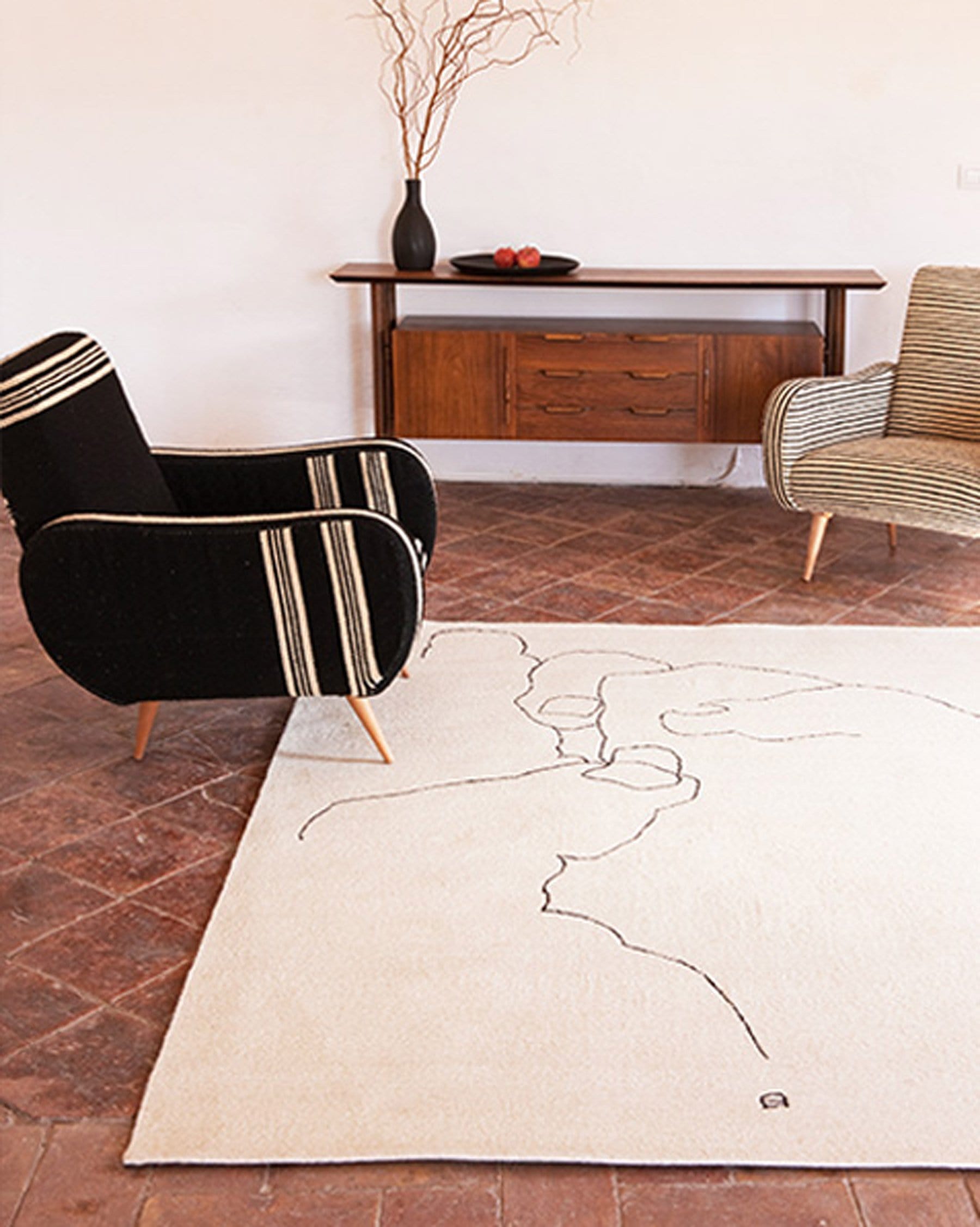 Chillida Figura Humana 1948 Rug | Nanimarquina | JANGEORGe Interior Design