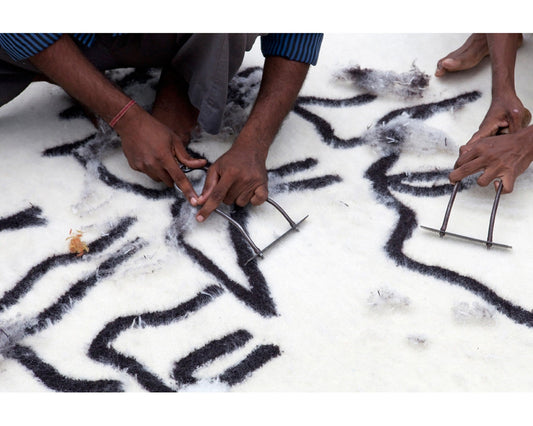 Chillida Dibujo Tinta 1957 Rug | Nanimarquina | JANGEORGe Interior Design