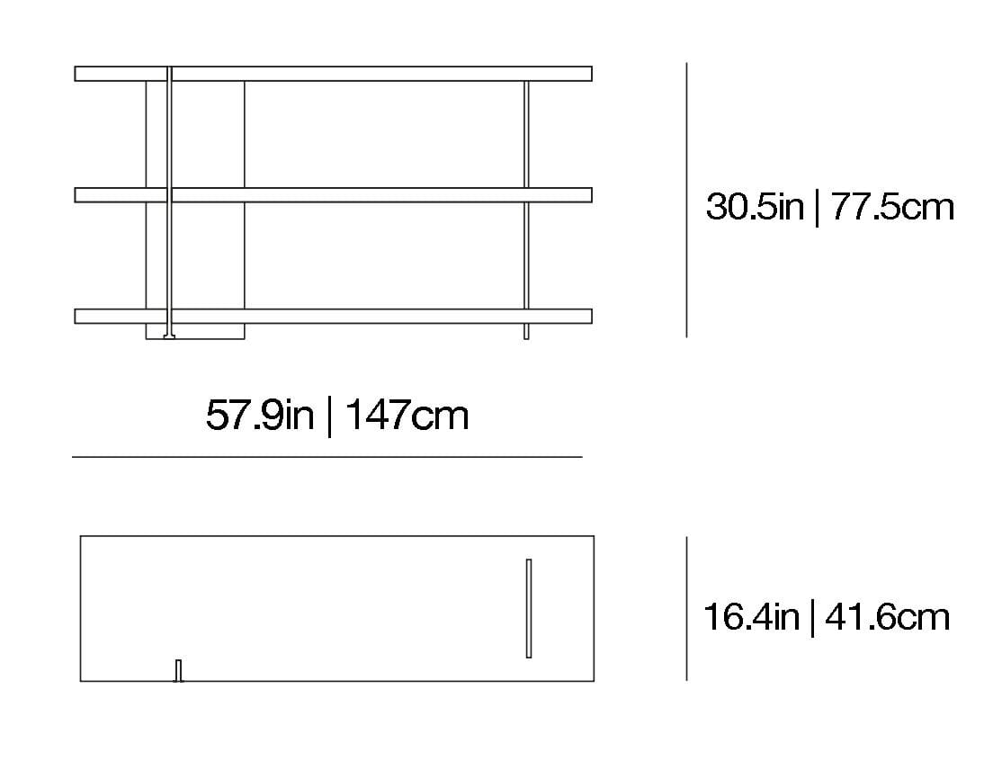 Bristol Bookshelves | Poliform | JANGEORGe Interior Design