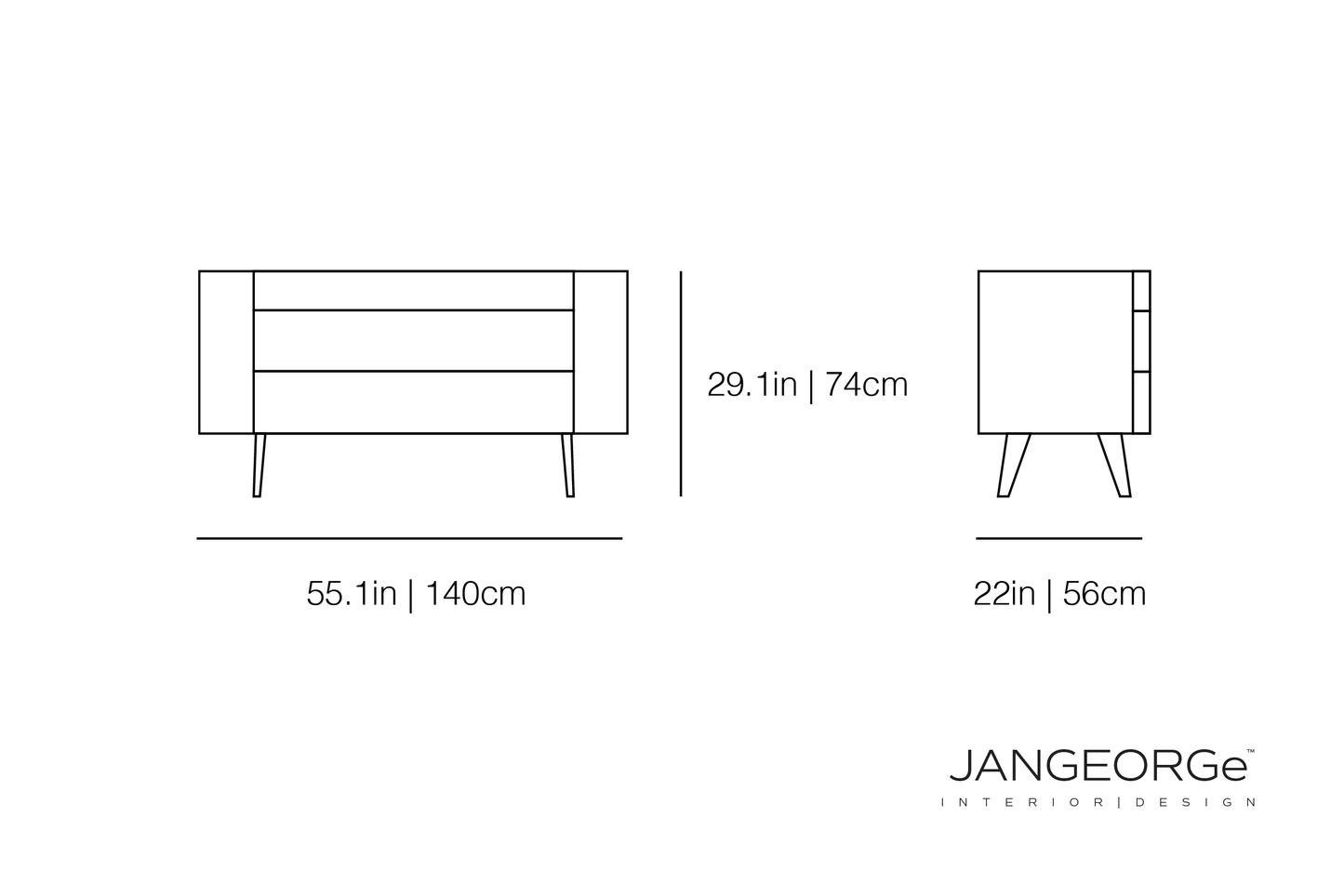 Kelly - Chest of Drawers | Poliform | JANGEORGe Interior Design