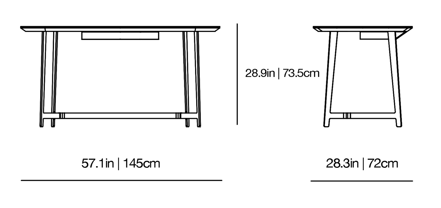 Mathieu - Writing Desk | Poliform | JANGEORGe Interior Design