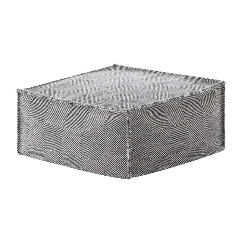 Sail - Square Pouf 100% New Wool | GAN RUGS | JANGEORGe Interior Design