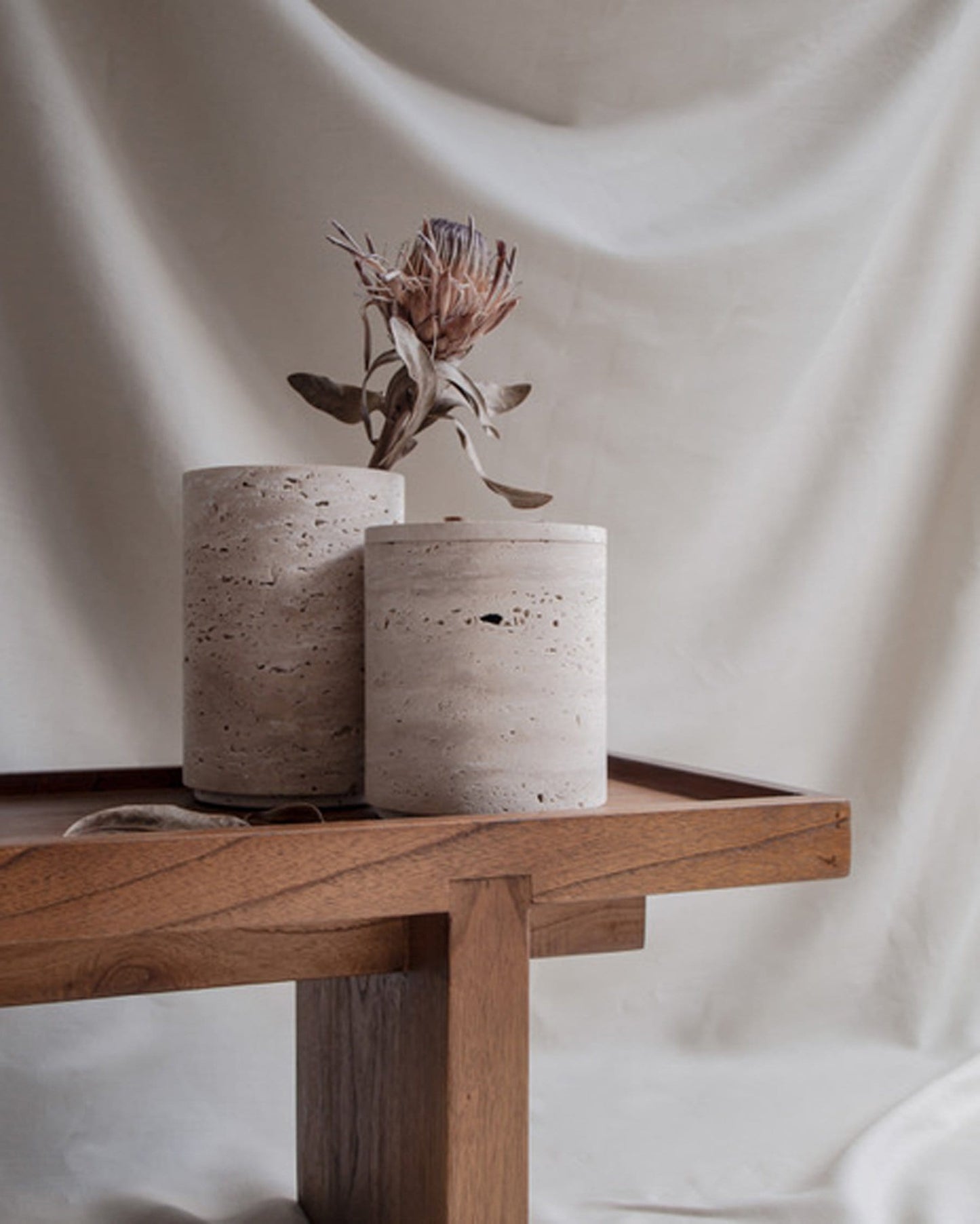 Bicci De' Medici Travertine Vase | Studio Waow | JANGEORGe Interior Design