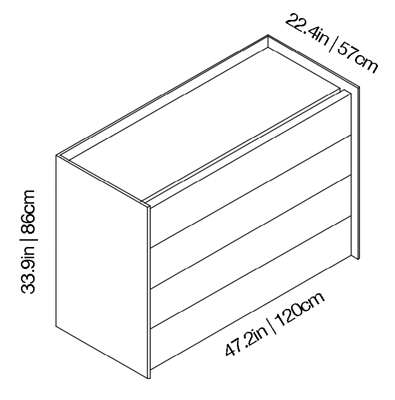 Tray 4 - Chest of Four Drawers | Tisettanta | JANGEORGe Interior Design