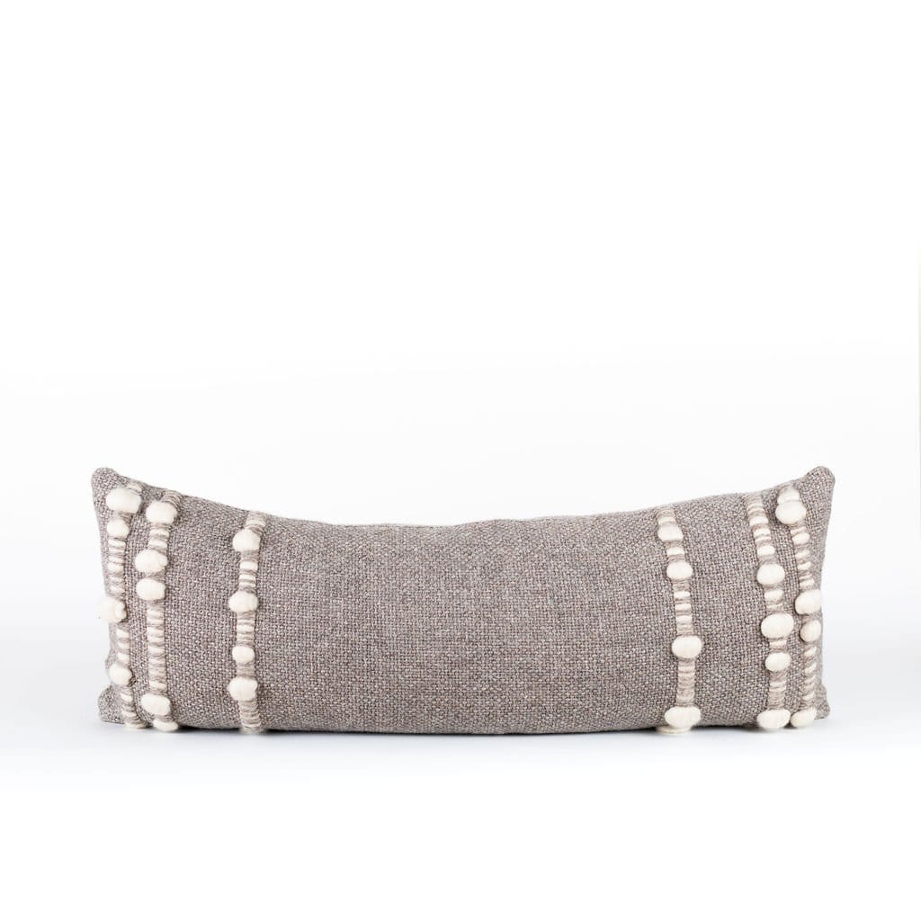 Kuk Pillow Cover in Natural Wool | Treko | JANGEORGe Interior Design