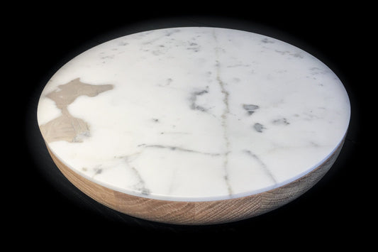 VVD Pottery 30x5cm with 1cm Marble Lid (3051) | When Objects Work | JANGEORGe Interior Design