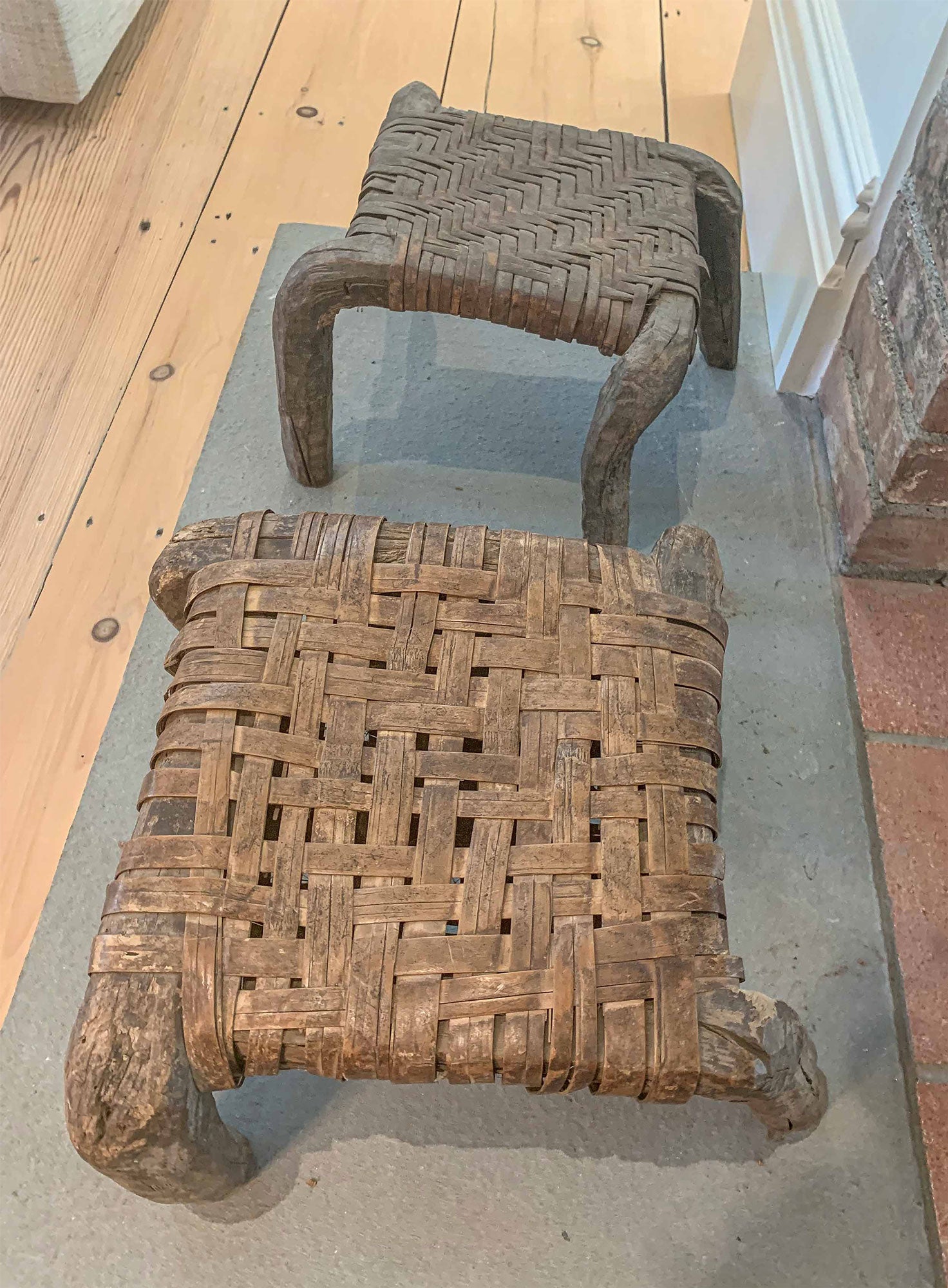 JANGEORGe Interiors & Furniture Antique Pair of 18th Century Japanese Stools