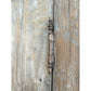 Antique Cupboard with Nail Details, Three Shelves behind Door - JANGEORGe Interiors & Furniture