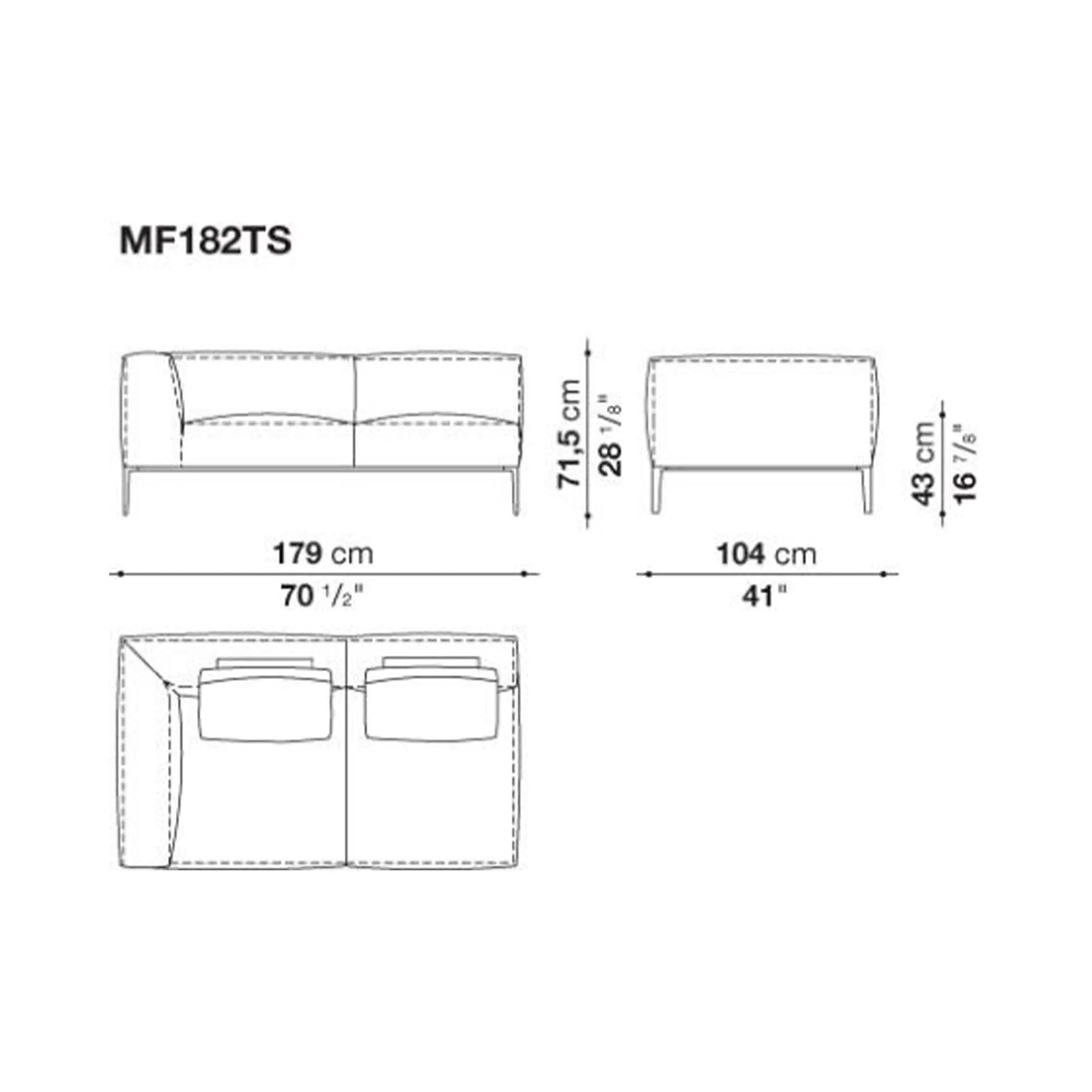 Michel Effe - Left Terminal Element (MF182TS) - JANGEORGe Interiors & Furniture