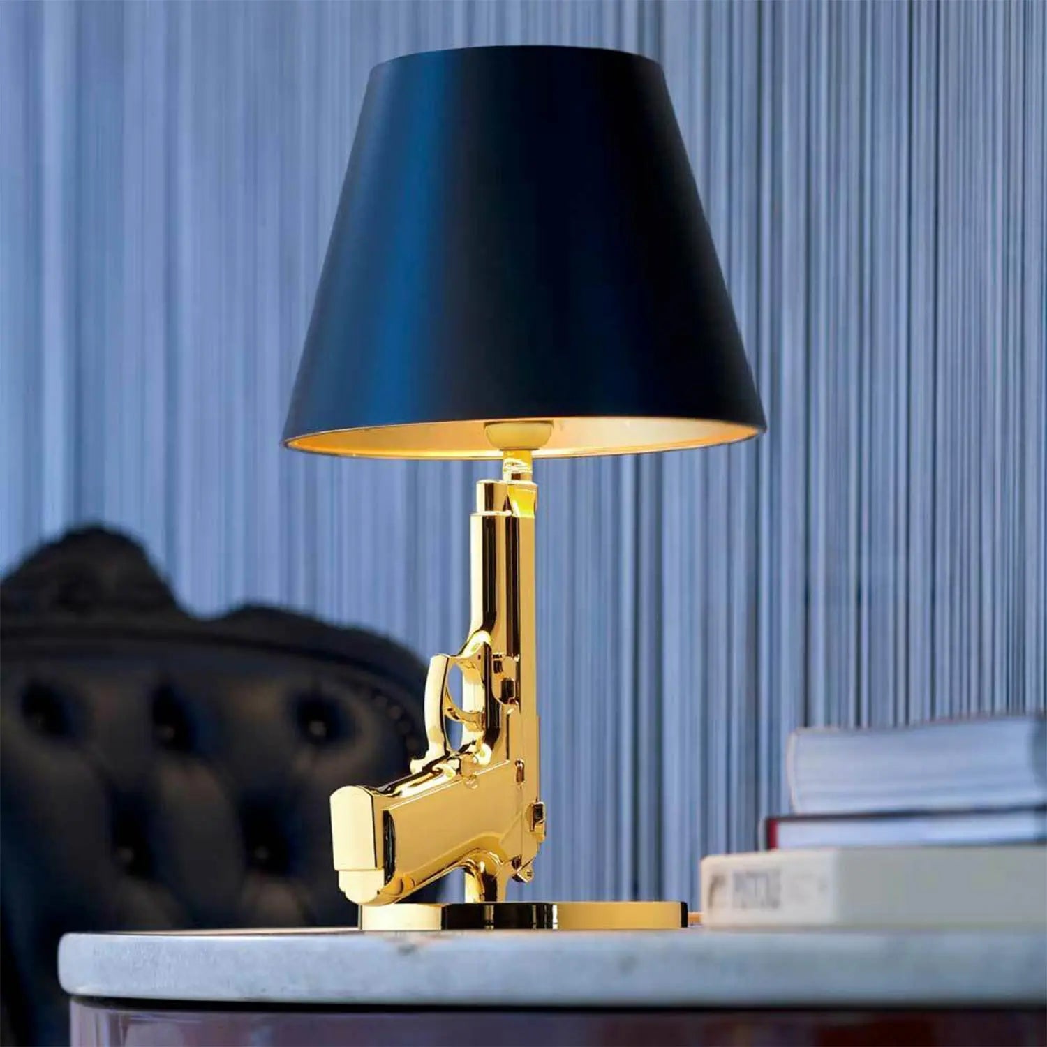 Gun bedside lamp sales