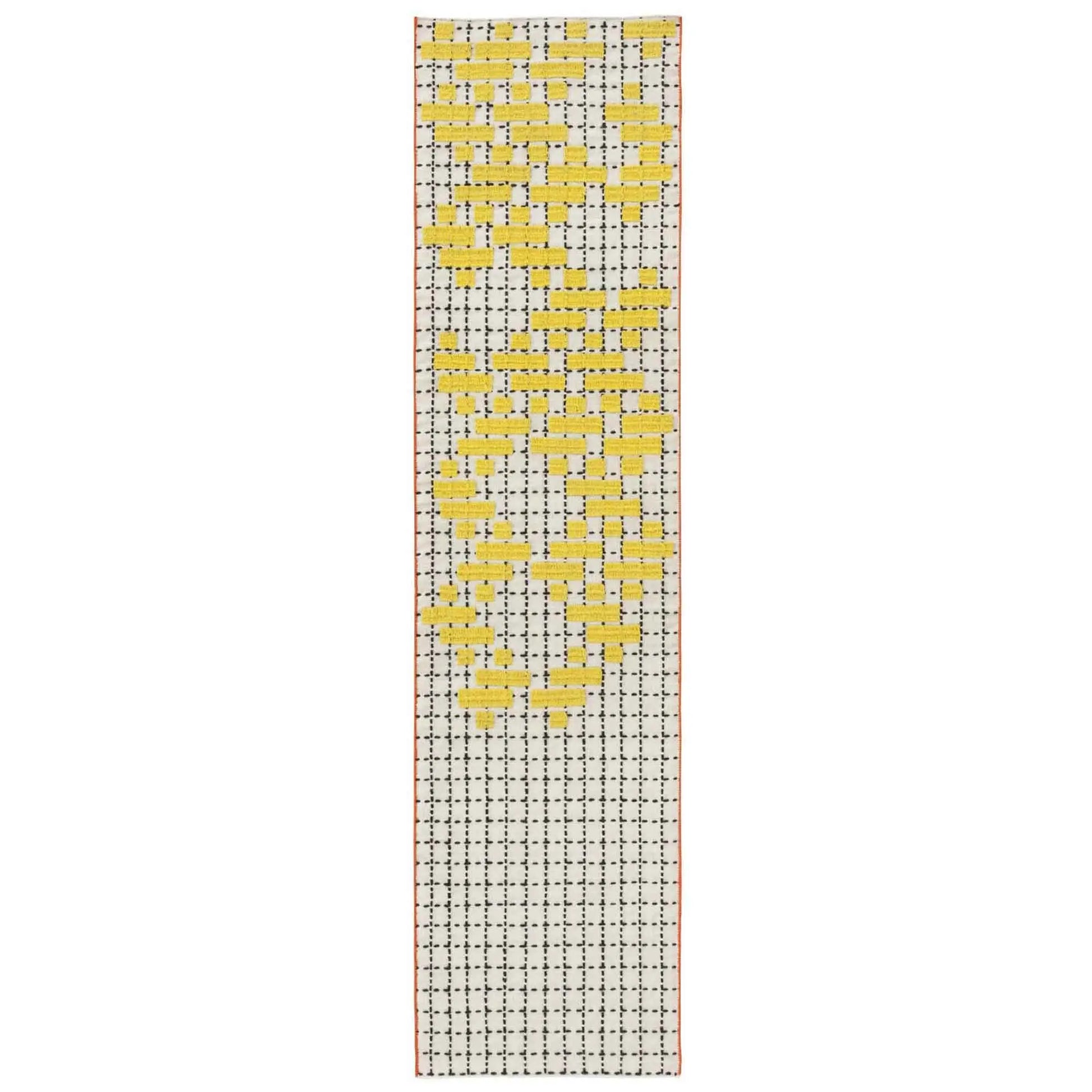 JANGEORGe Interiors & Furniture Gan Rugs Bandas Single C Rug Yellow