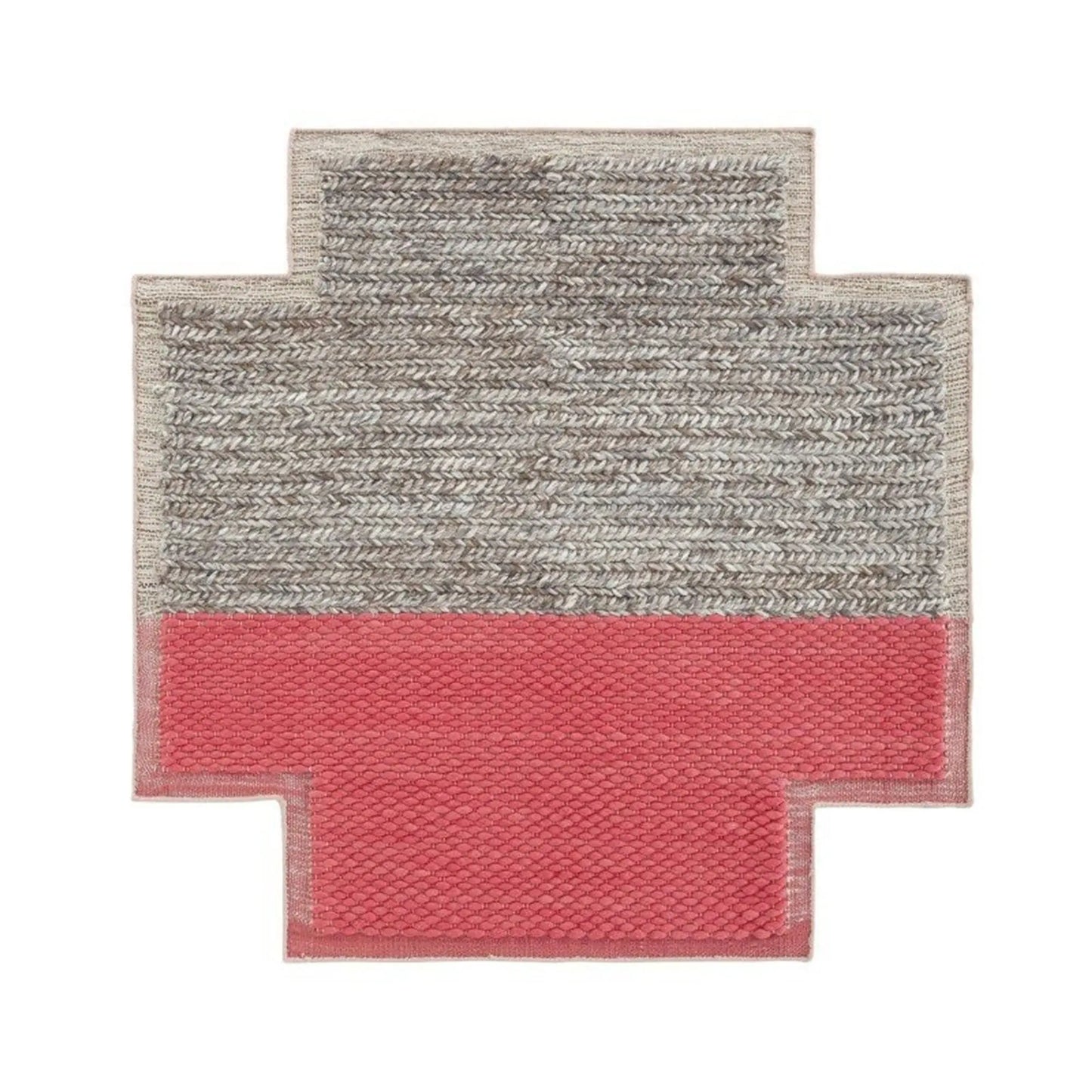 JANGEORGe Interiors & Furniture Gan Rugs Mangas Space Square Plait Coral