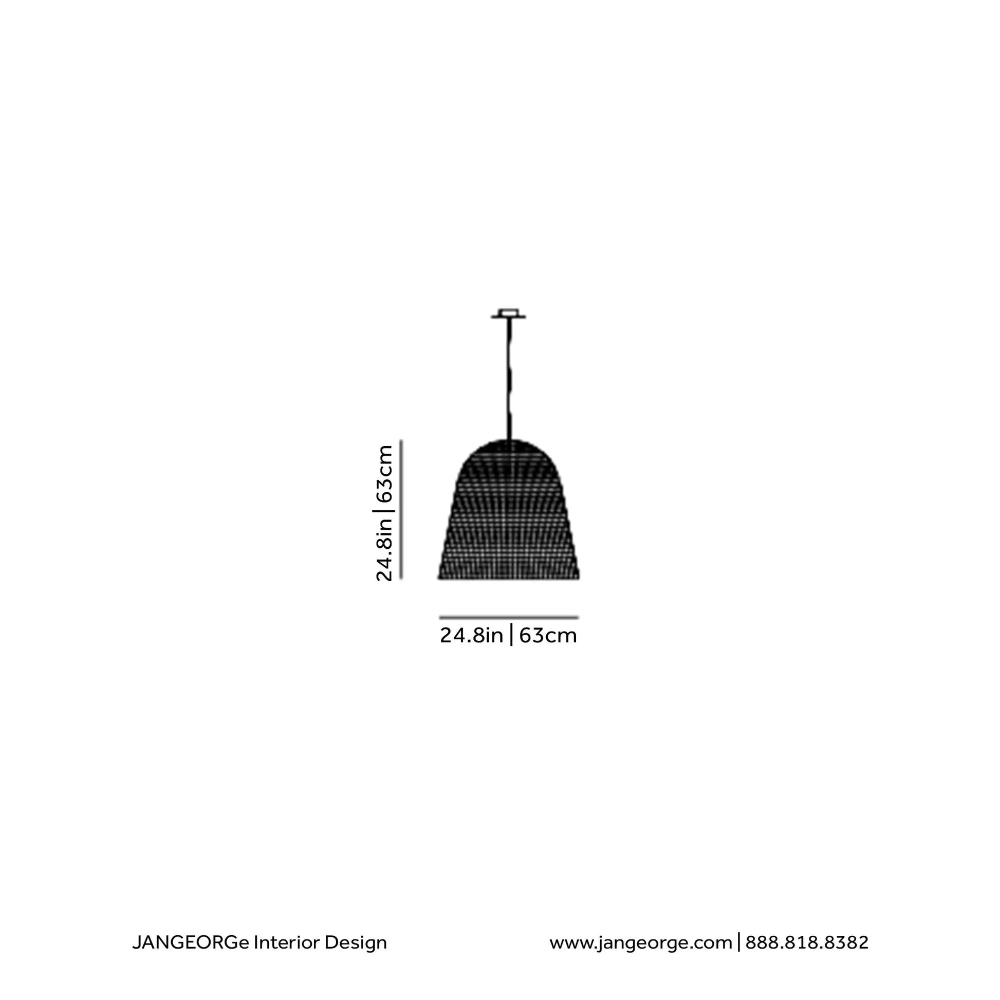 Bell 95 - Suspension Lamp - JANGEORGe Interiors & Furniture