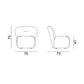 LOLL 07 F - Armchair (Non-Swivel) - JANGEORGe Interiors & Furniture